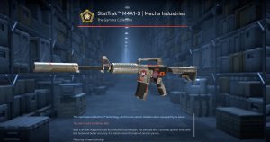 StatTrak™ M4A1-S | Mecha Industries (Battle-Scarred) Screenshot