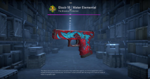 Glock-18 | Water Elemental (Field-Tested) Screenshot