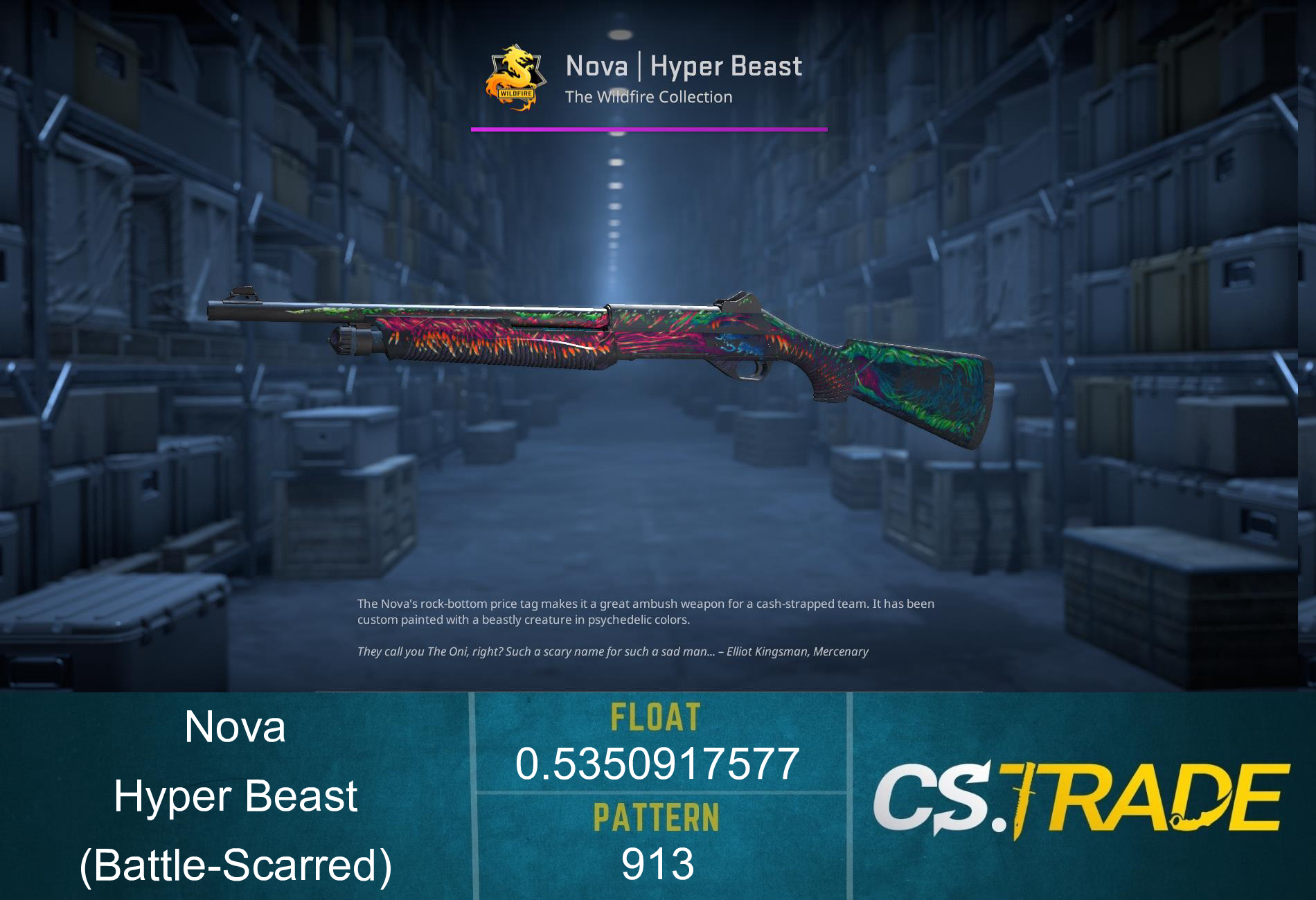 Nova | Hyper Beast (Battle-Scarred) Screenshot