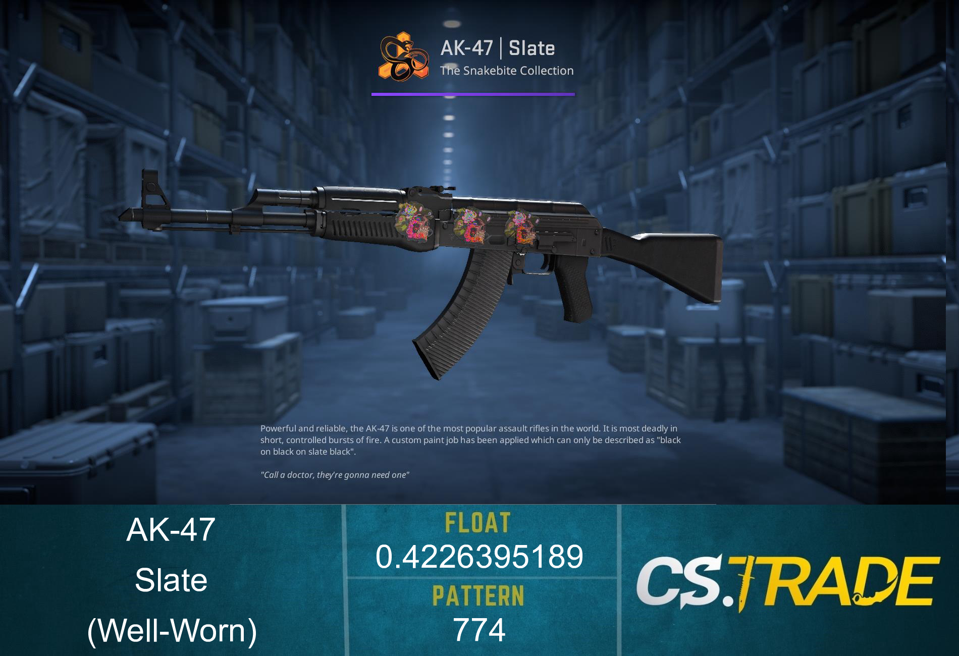 AK-47 | Slate (Well-Worn)