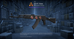 AK-47 | Slate (Well-Worn) Screenshot