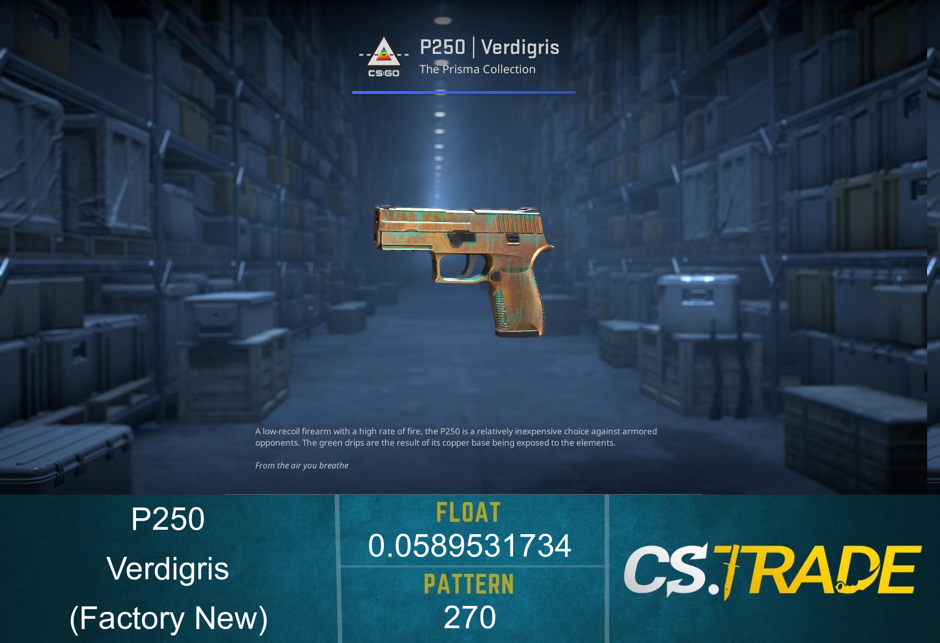 P250 | Verdigris (Factory New) Screenshot
