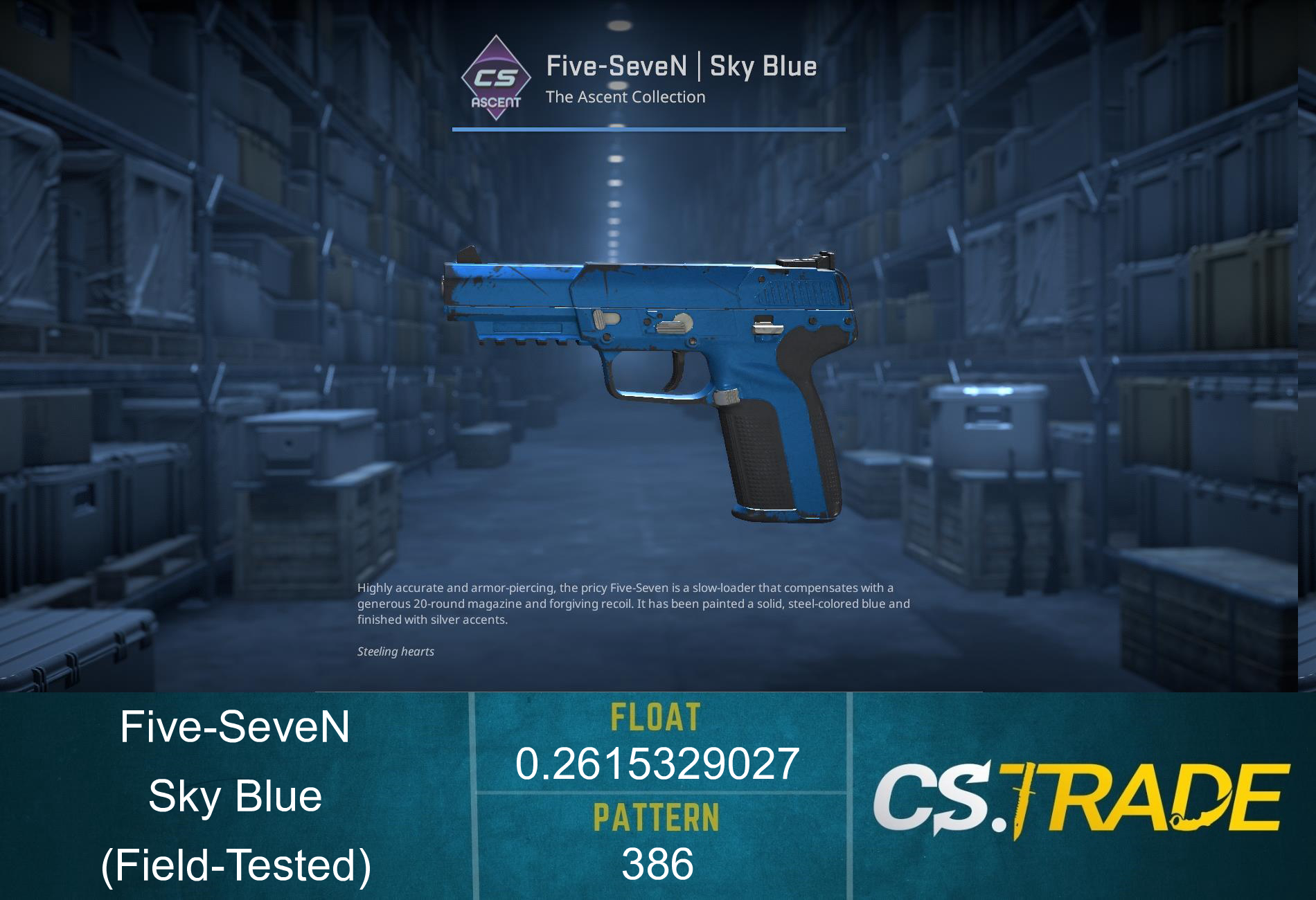 Five-SeveN | Sky Blue (Factory New) Screenshot
