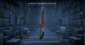 ★ StatTrak™ Nomad Knife | Rust Coat (Battle-Scarred) Screenshot