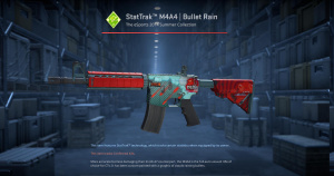 StatTrak™ M4A4 | Bullet Rain (Minimal Wear) Screenshot