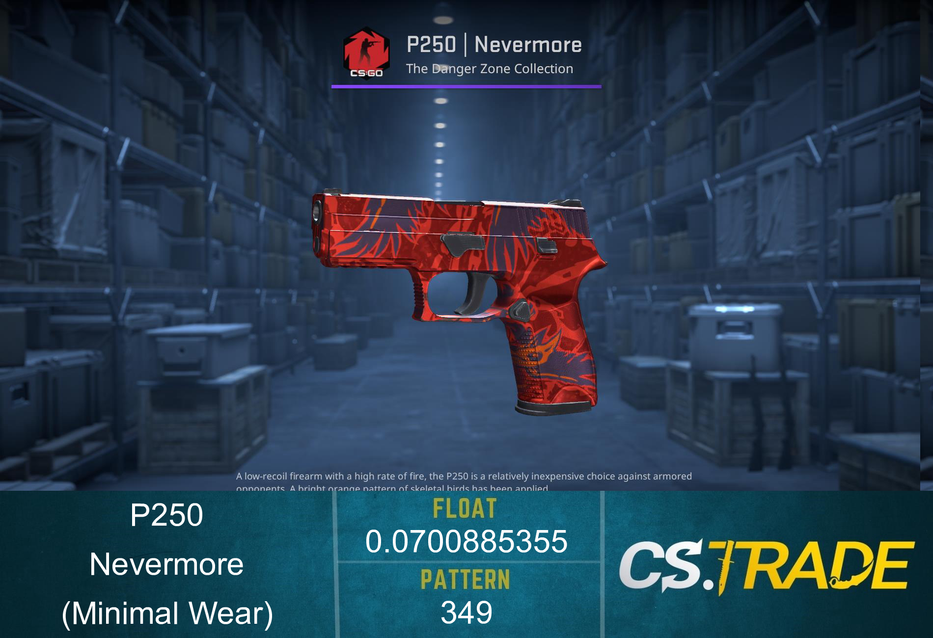 P250 | Nevermore (Minimal Wear) Screenshot