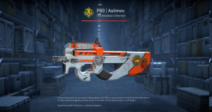 P90 | Asiimov (Well-Worn) Screenshot