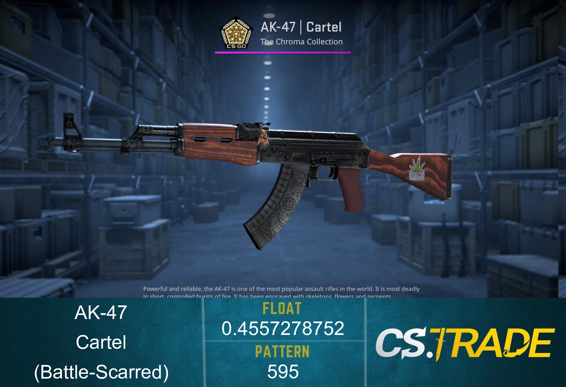 StatTrak™ AK-47 | Cartel (Battle-Scarred) Screenshot