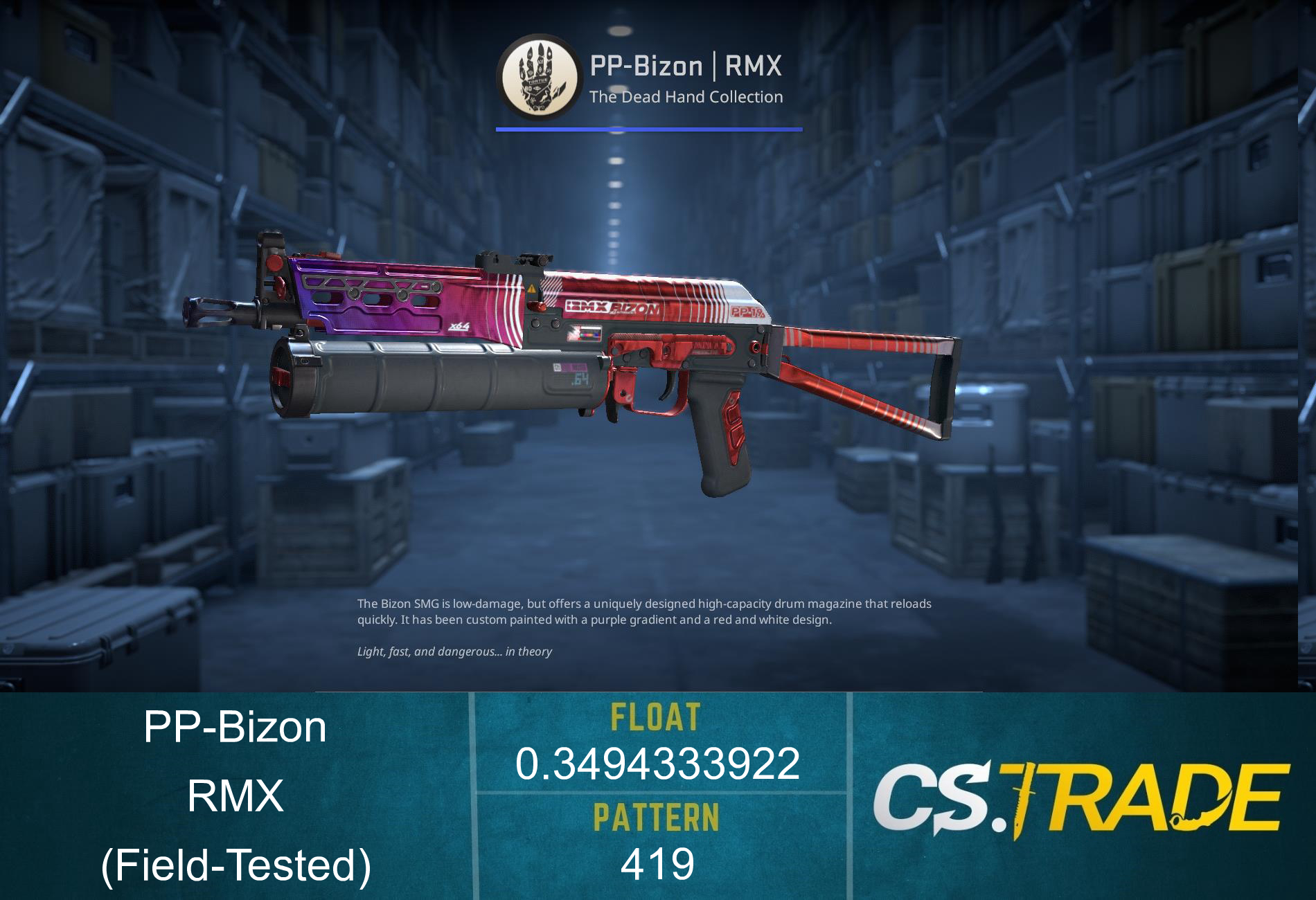 PP-Bizon | RMX (Factory New) Screenshot