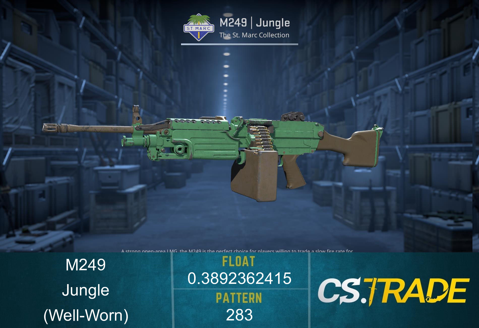 M249 | Jungle (Well-Worn) Screenshot