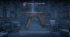 CZ75-Auto | Midnight Palm (Minimal Wear) Screenshot