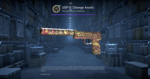 USP-S | Orange Anolis (Minimal Wear) Screenshot
