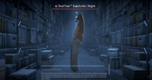 ★ StatTrak™ Gut Knife | Night (Battle-Scarred) Screenshot
