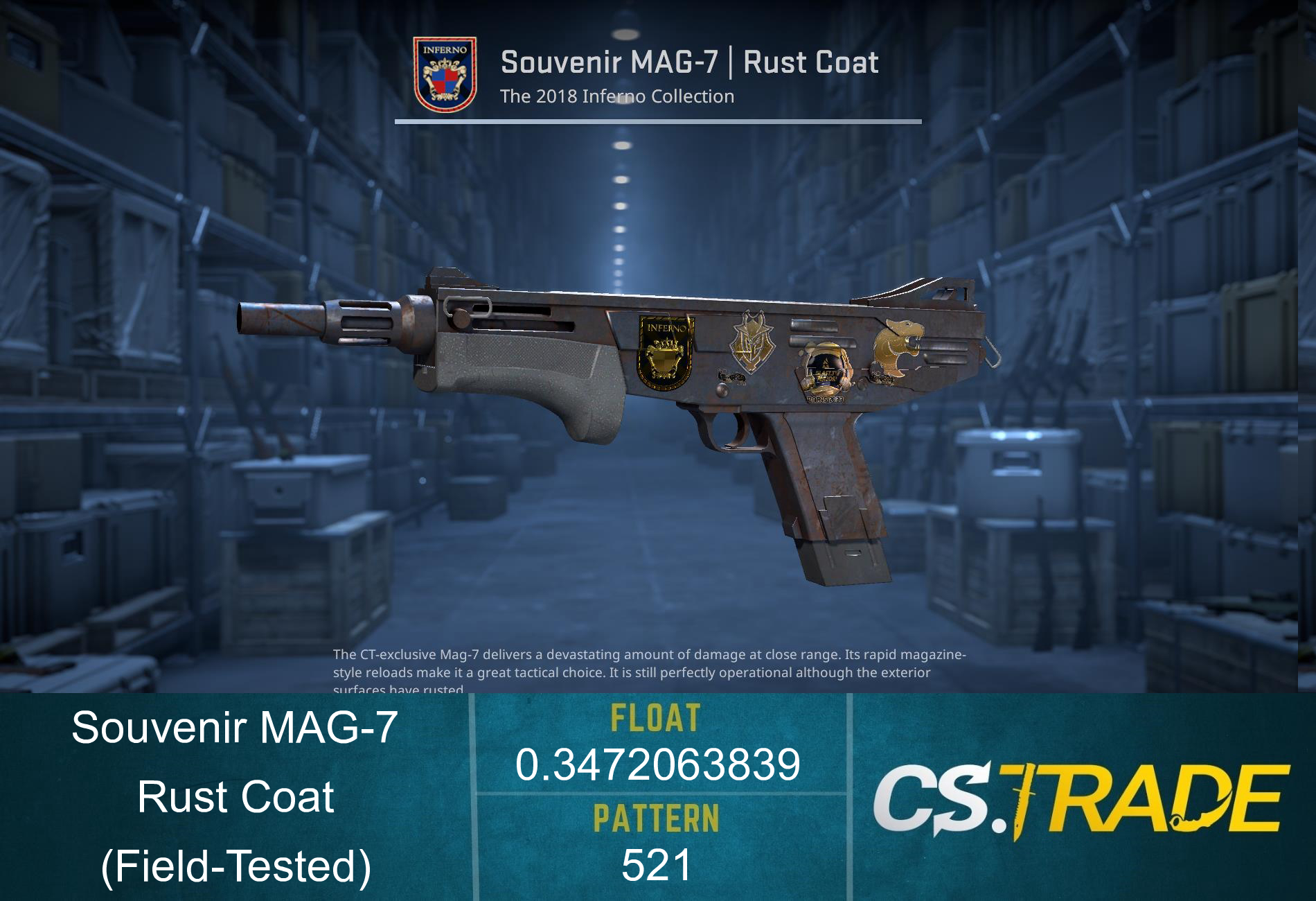MAG-7 | Rust Coat (Field-Tested) Screenshot