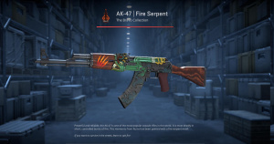 AK-47 | Fire Serpent (Field-Tested) Screenshot