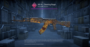 AK-47 | Searing Rage (Field-Tested) Screenshot