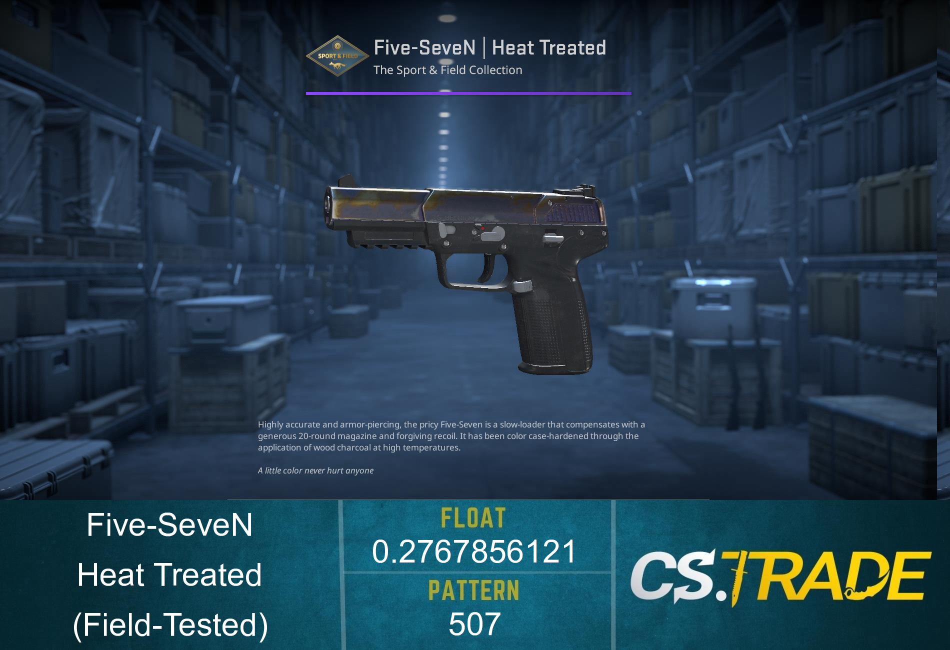 Five-SeveN | Heat Treated (Field-Tested) Screenshot