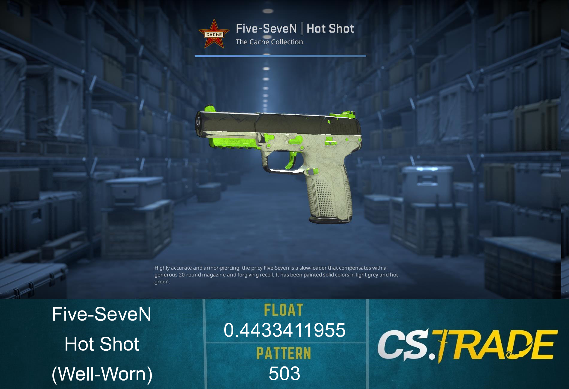 Five-SeveN | Hot Shot (Well-Worn) Screenshot