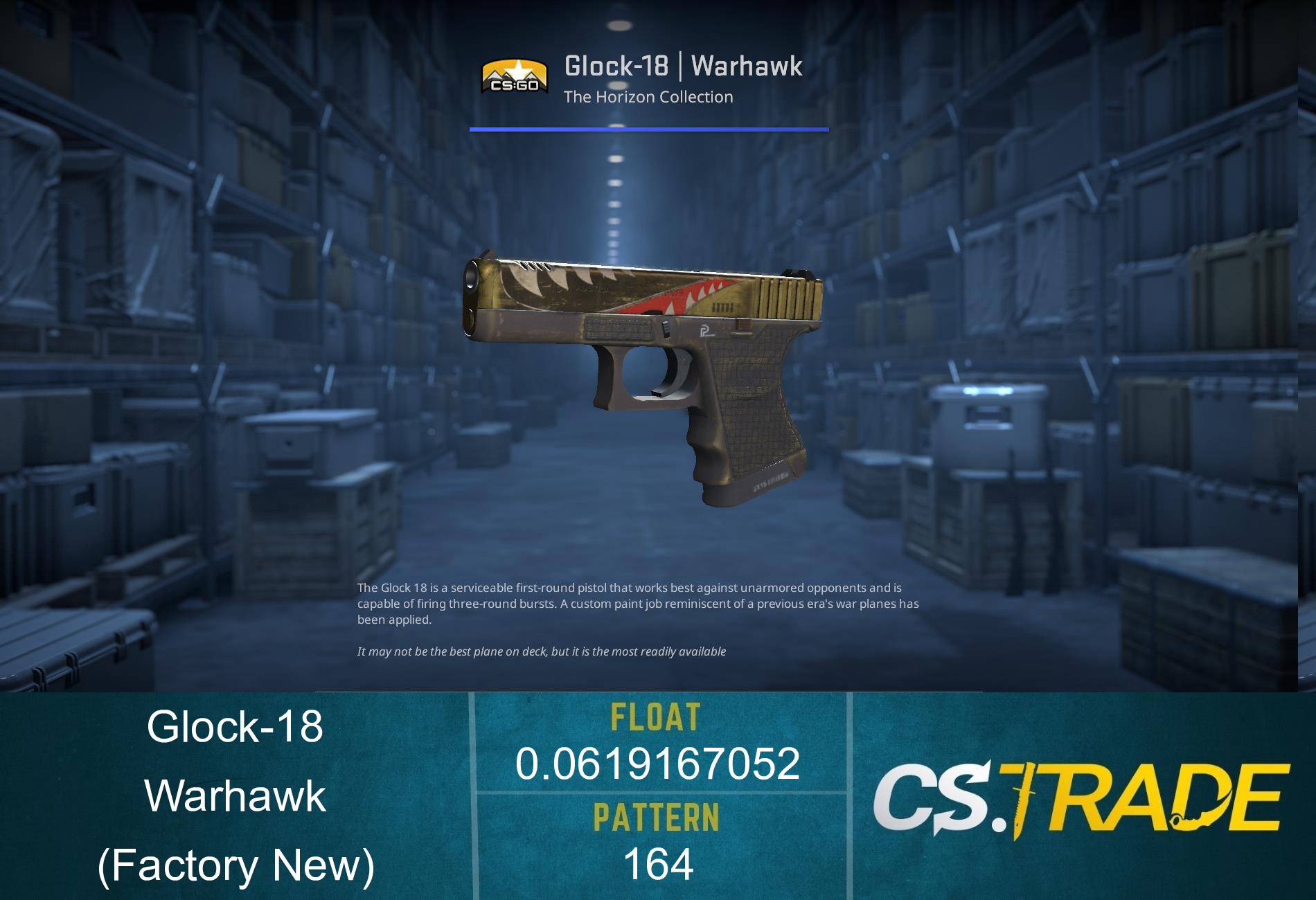 Glock-18 | Warhawk (Factory New)
