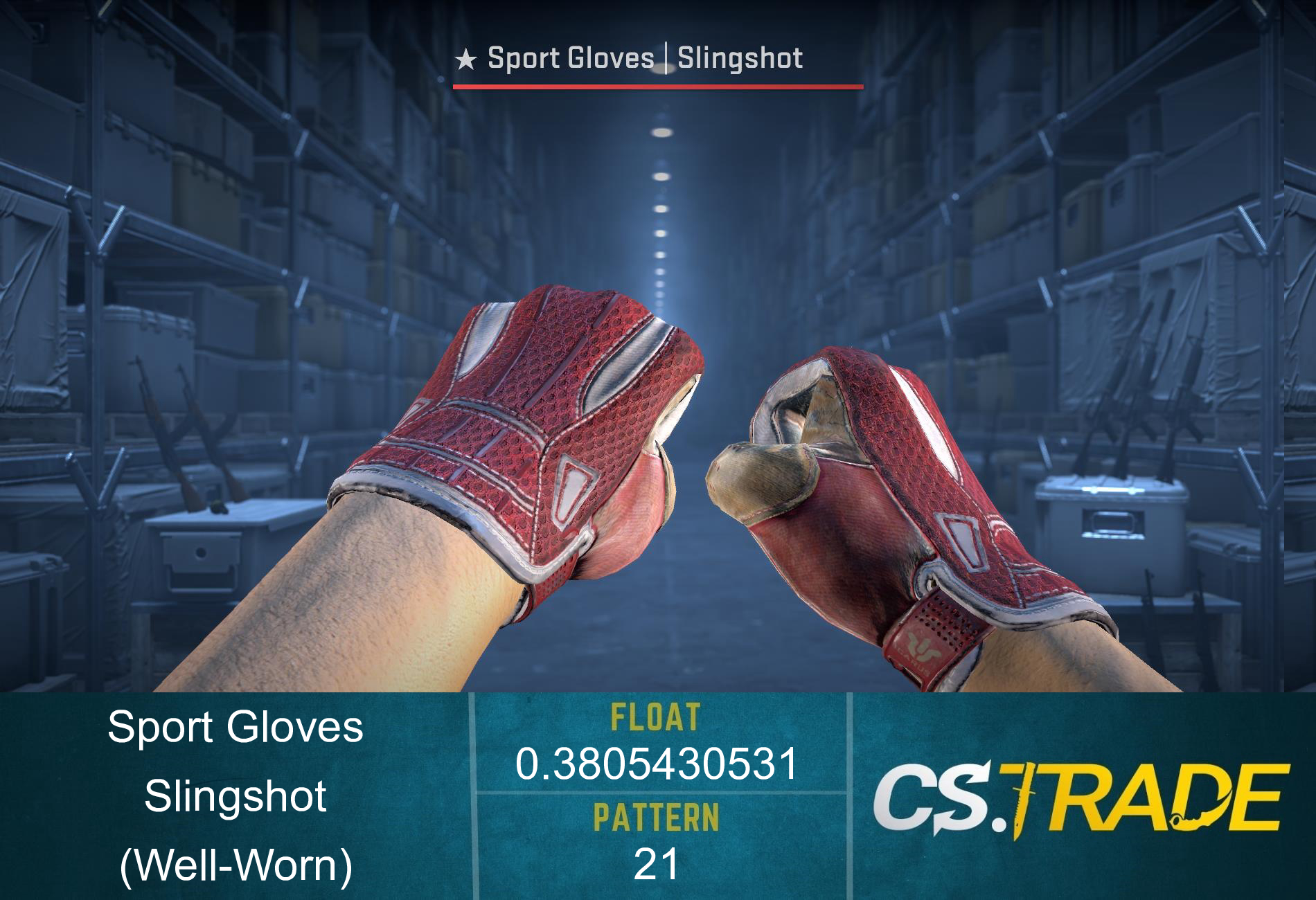 ★ Sport Gloves | Slingshot (Well-Worn) Screenshot