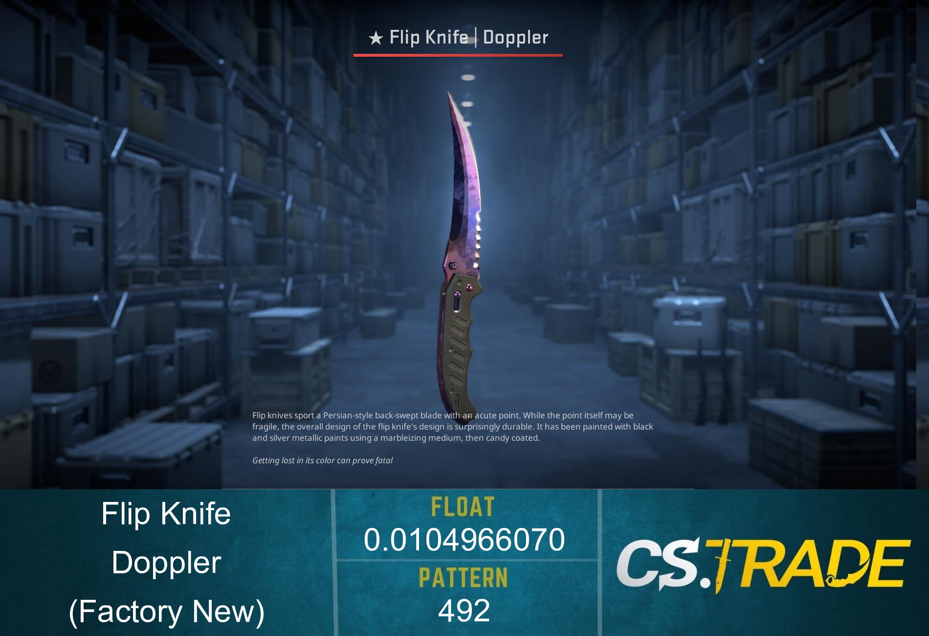 ★ Flip Knife | Doppler Phase 1 (Factory New) Screenshot