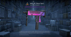 MAC-10 | Disco Tech (Battle-Scarred) Screenshot