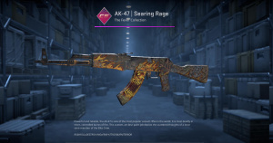AK-47 | Searing Rage (Battle-Scarred) Screenshot