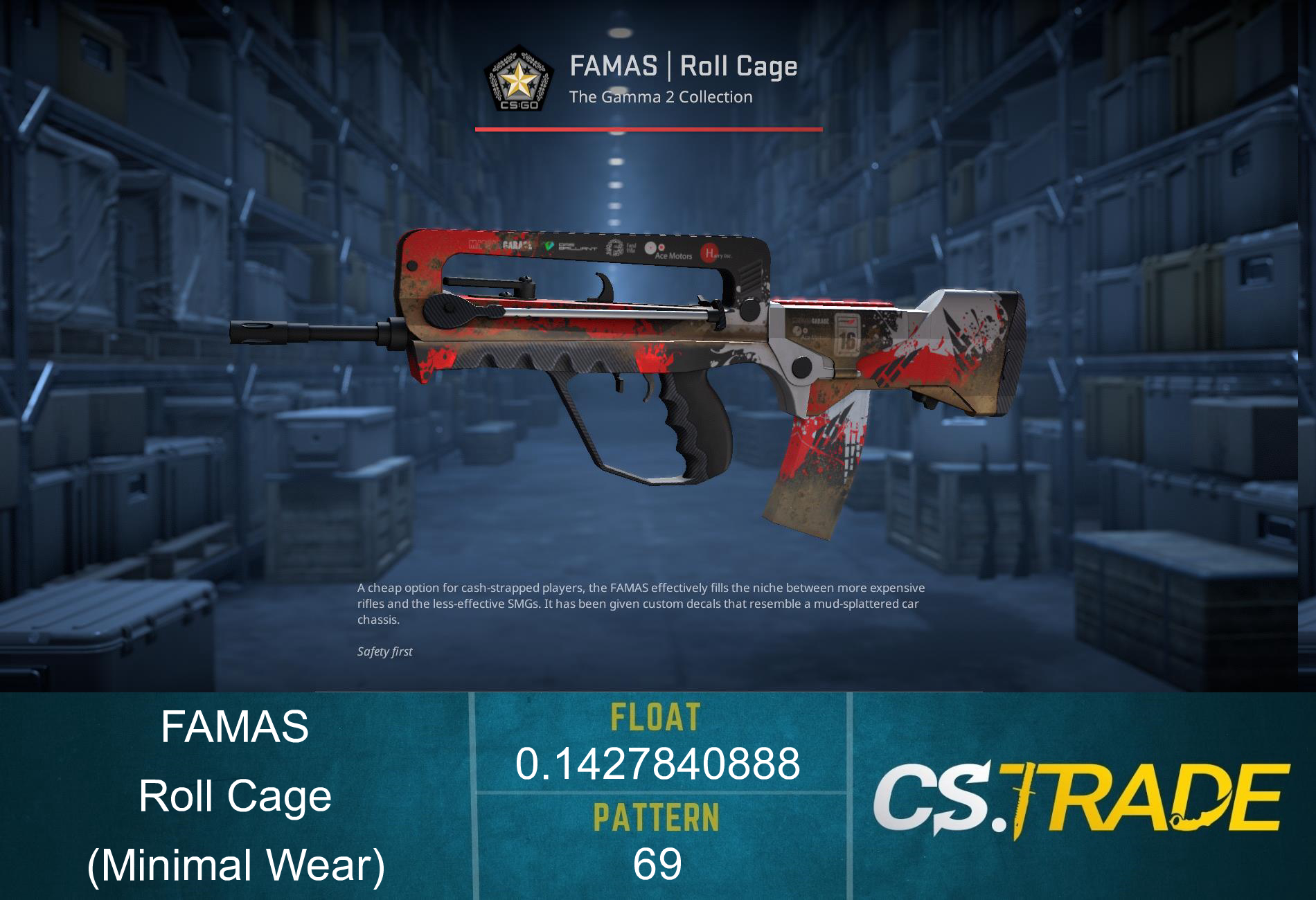 FAMAS | Roll Cage (Minimal Wear) Screenshot
