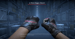 ★ Moto Gloves | Boom! (Field-Tested) Screenshot
