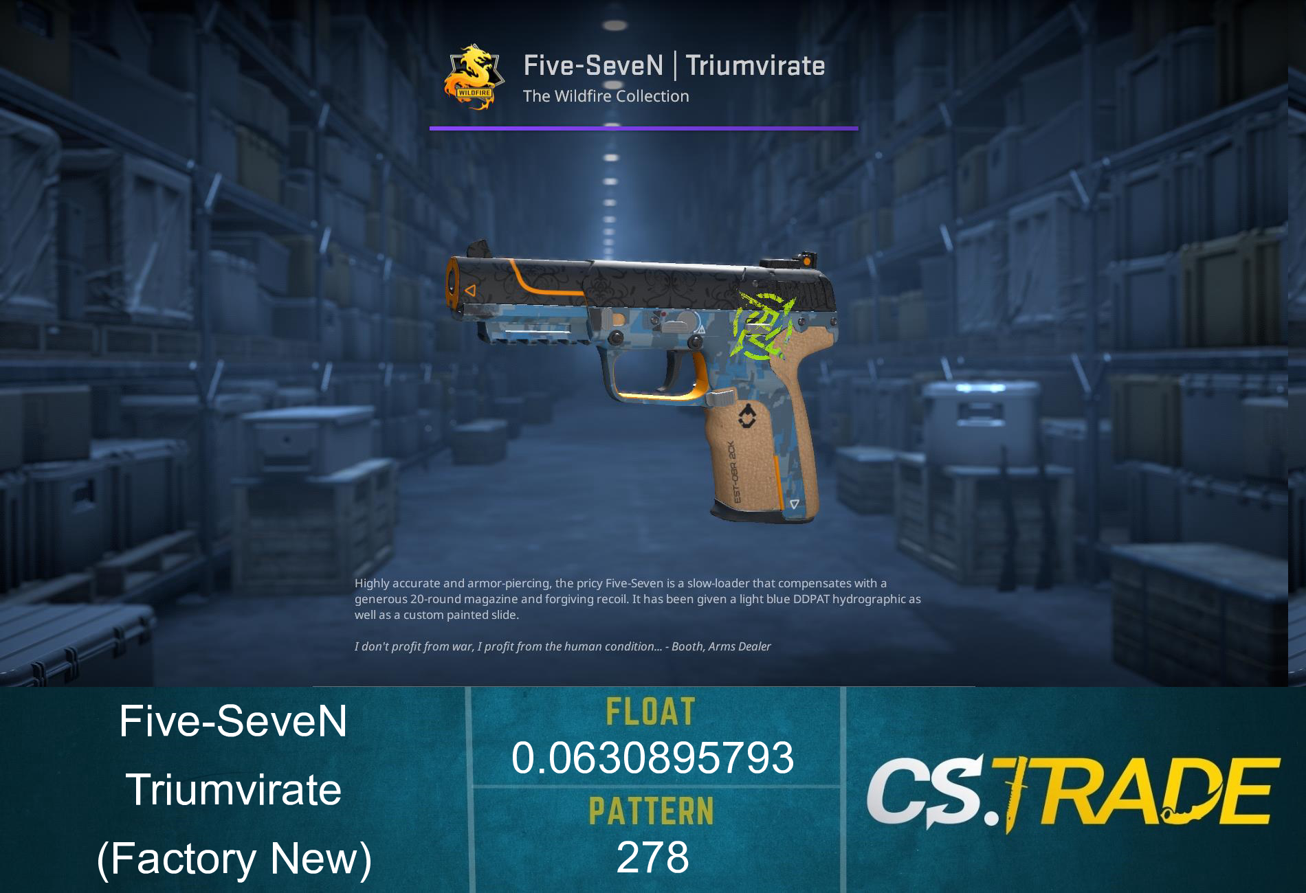 Five-SeveN | Triumvirate (Factory New) Screenshot