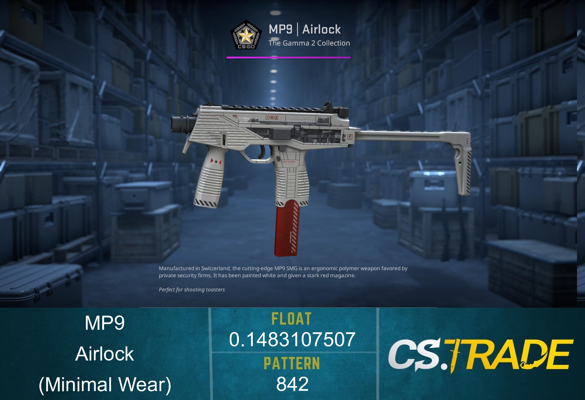 MP9 | Airlock (Factory New) Screenshot