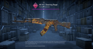AK-47 | Searing Rage (Well-Worn) Screenshot
