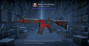 M4A4 | Evil Daimyo (Battle-Scarred) Screenshot