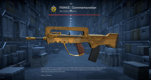 FAMAS | Commemoration (Factory New) Screenshot