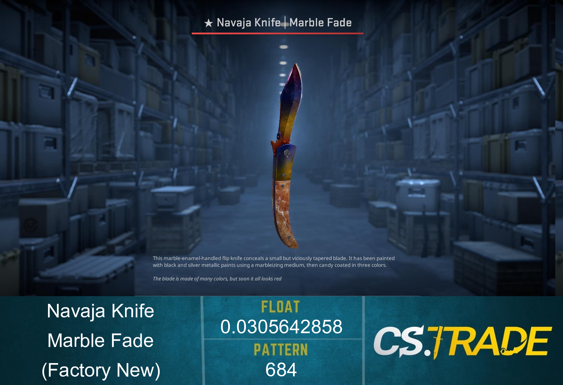 ★ Navaja Knife | Marble Fade (Factory New) Screenshot