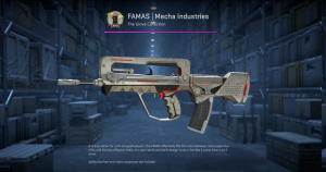 FAMAS | Mecha Industries (Well-Worn) Screenshot