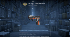 StatTrak™ P250 | Asiimov (Battle-Scarred) Screenshot