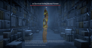 ★ Survival Knife | Boreal Forest (Field-Tested) Screenshot