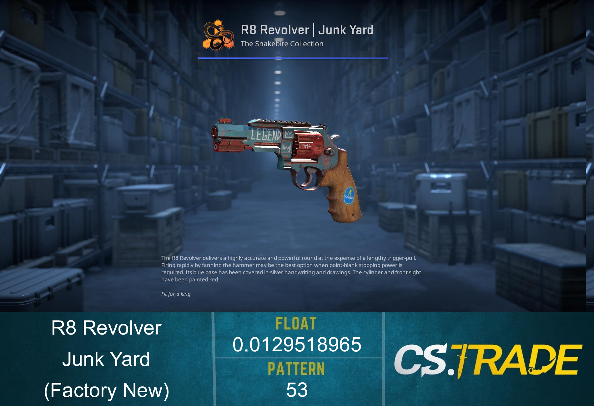 R8 Revolver | Junk Yard (Factory New) Screenshot