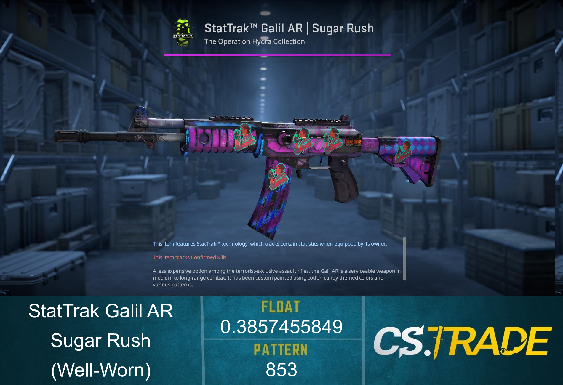 StatTrak™ Galil AR | Sugar Rush (Well-Worn) Screenshot