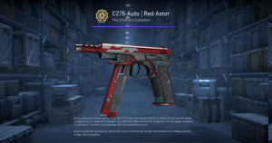 CZ75-Auto | Red Astor (Factory New) Screenshot