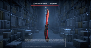 ★ Butterfly Knife | Slaughter (Field-Tested) Screenshot