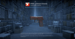 P250 | Crimson Kimono (Field-Tested) Screenshot