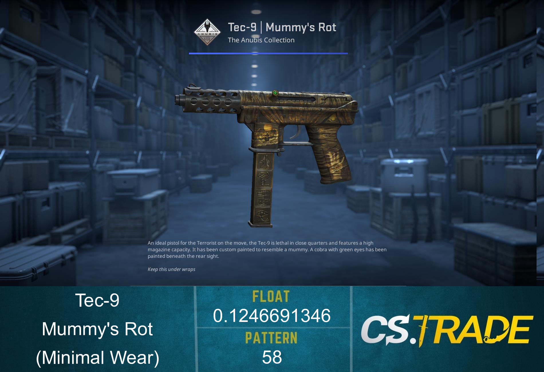 Tec-9 | Mummy's Rot (Factory New) Screenshot