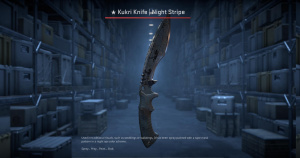 ★ Kukri Knife | Night Stripe (Well-Worn) Screenshot