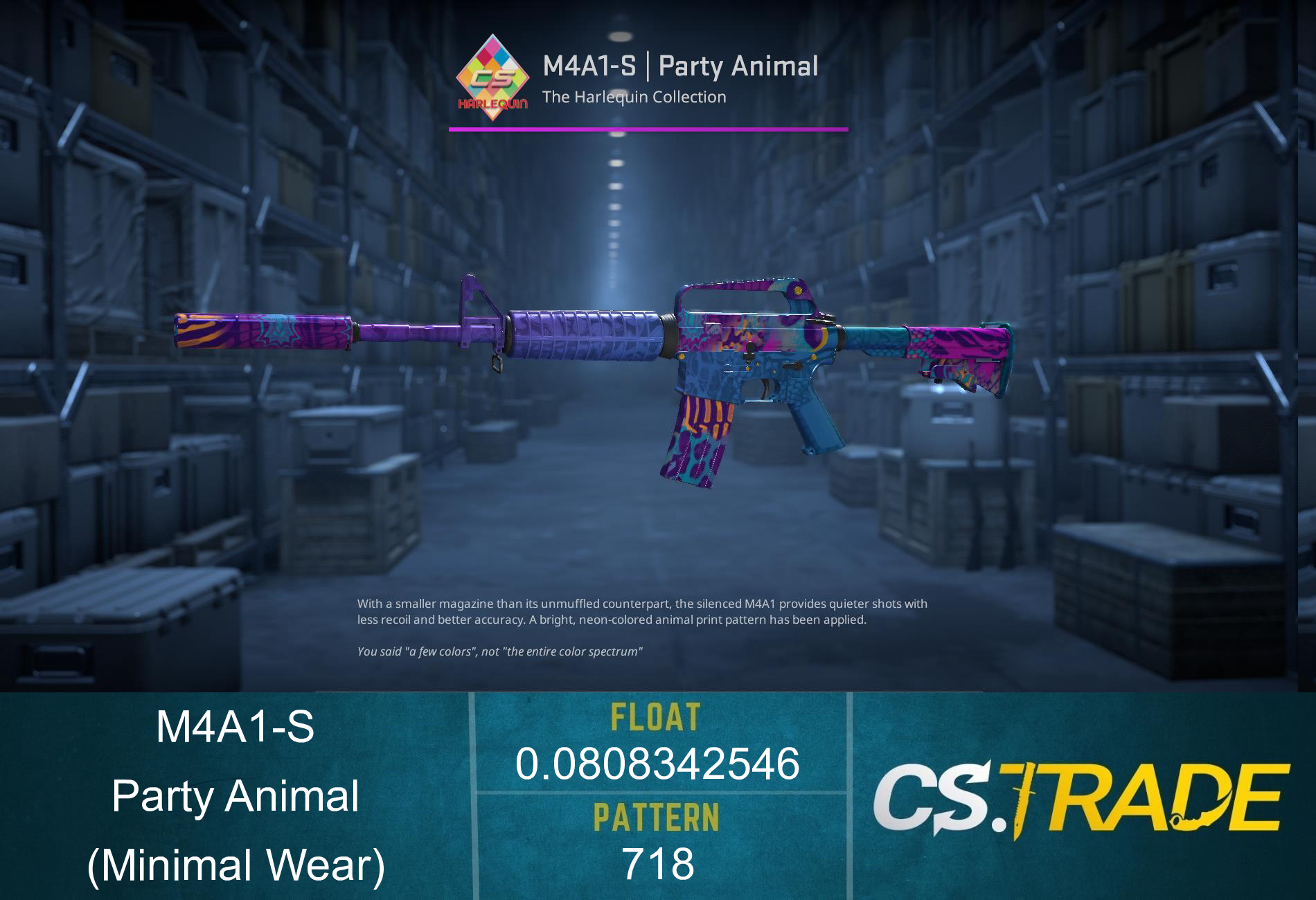 M4A1-S | Party Animal (Minimal Wear) Screenshot