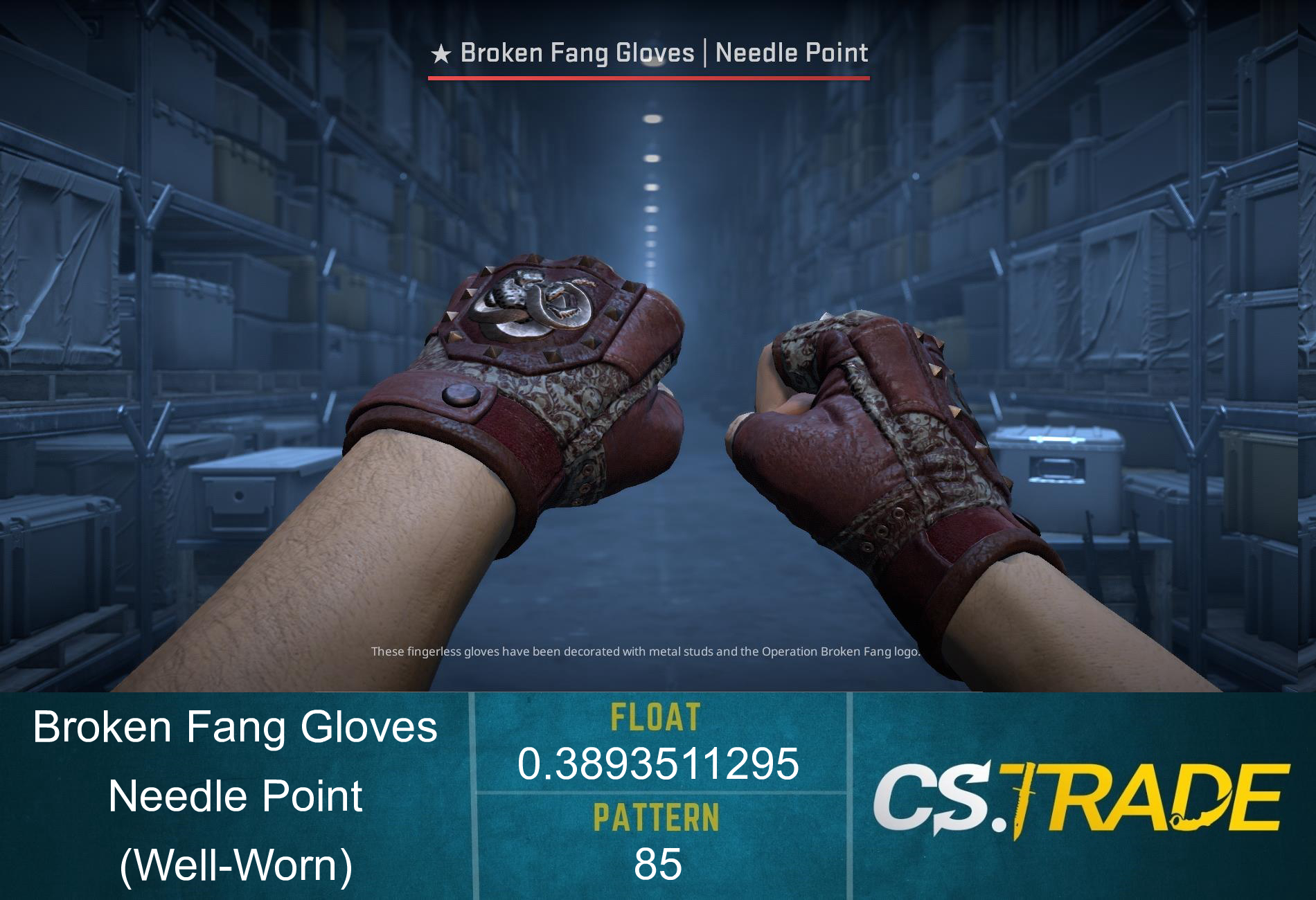 ★ Broken Fang Gloves | Needle Point (Well-Worn)