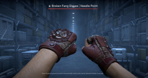 ★ Broken Fang Gloves | Needle Point (Well-Worn) Screenshot