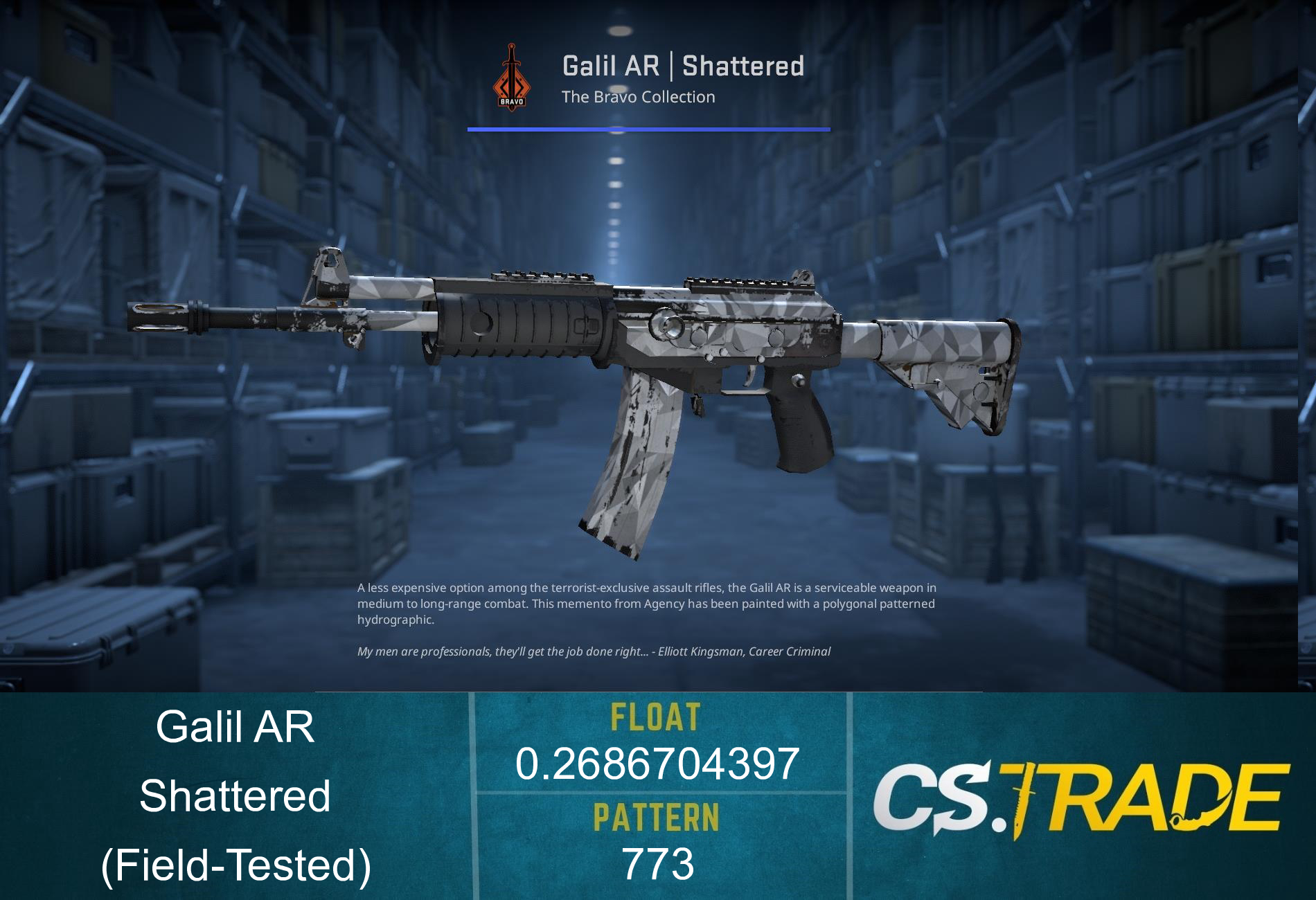 Galil AR | Shattered (Factory New) Screenshot
