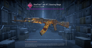 StatTrak™ AK-47 | Searing Rage (Minimal Wear) Screenshot